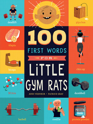 cover image of 100 First Words for Little Gym Rats